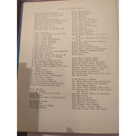 Watty Piper FAMOUS RHYMES MOTHER GOOSE HC Platt And Munk Co 1933 Bit Rough - Picture 7 of 11